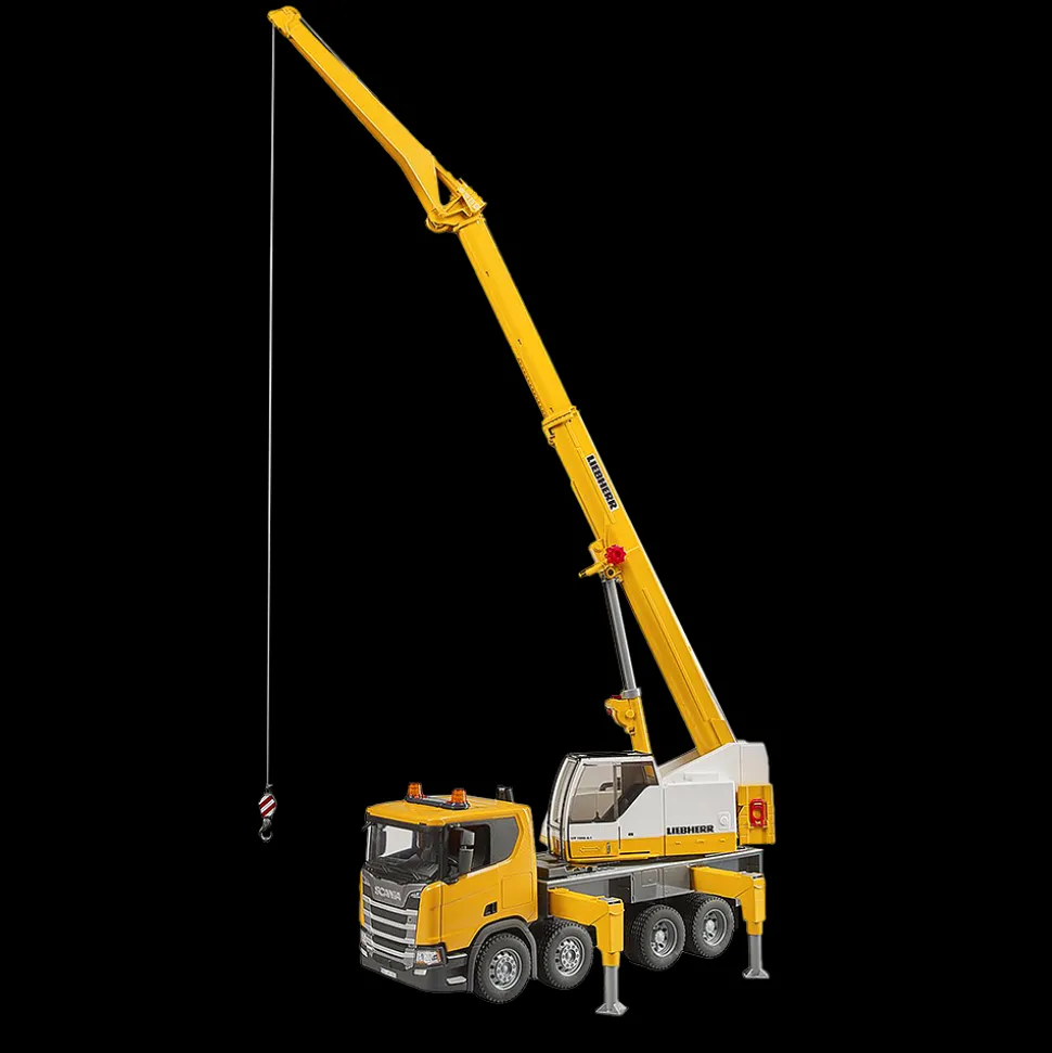ciarwka_z_urawiem_r__liebherr_1.webp Modele Zabawkowe | Zabawki^Scania Ciężarówka z żurawiem R 560 Liebherr