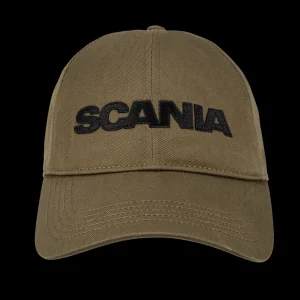 Caps & Beanies | Czapki I Czapki^Scania Czapka baseballowa z napisem - Olive Green