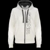 Bluzy & Bluzy Z Kapturem^Scania Damska bluza z kapturem Base, zamek błyskawiczny, kolor złamana biel (Broken White)