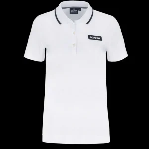 Polo^Scania Damska koszulka polo Base w kolorze optyczna biel (Optical White)