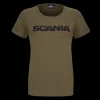 T-shirty^Scania Damski T-shirt Basic z Wordmark, kolor oliwkowy