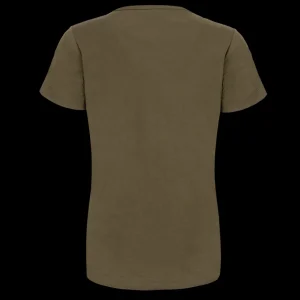T-shirty^Scania Damski T-shirt Basic z Wordmark, kolor oliwkowy