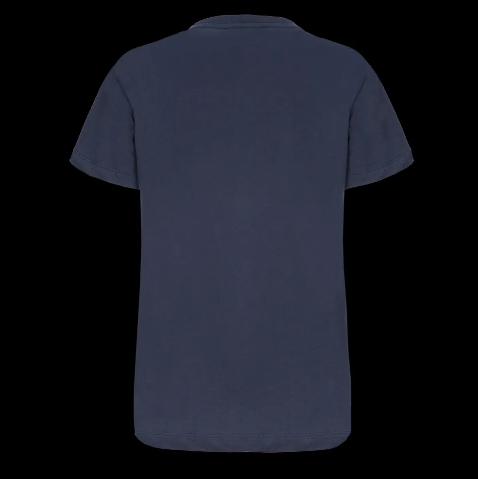 T-shirty^Scania Damski T-shirt w pionowe paski, kolor granatowy (Navy)