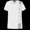 T-shirty^Scania Damski T-shirt w pionowe paski, kolor złamana biel (Broken White)
