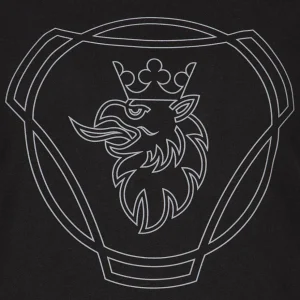 T-shirty^Scania Damski T-shirt z logo Symbol HD, kolor czarny