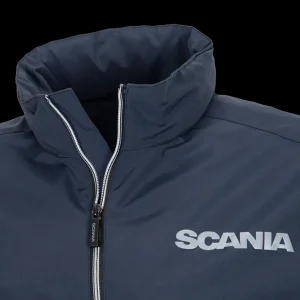 Kurtki I Kamizelki^Scania Granatowa męska kurtka typu sztormiak