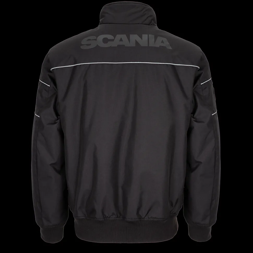 mens_black_truck_jacket__2.webp Kurtki I Kamizelki^Scania Men's Black Truck Jacket 3.0