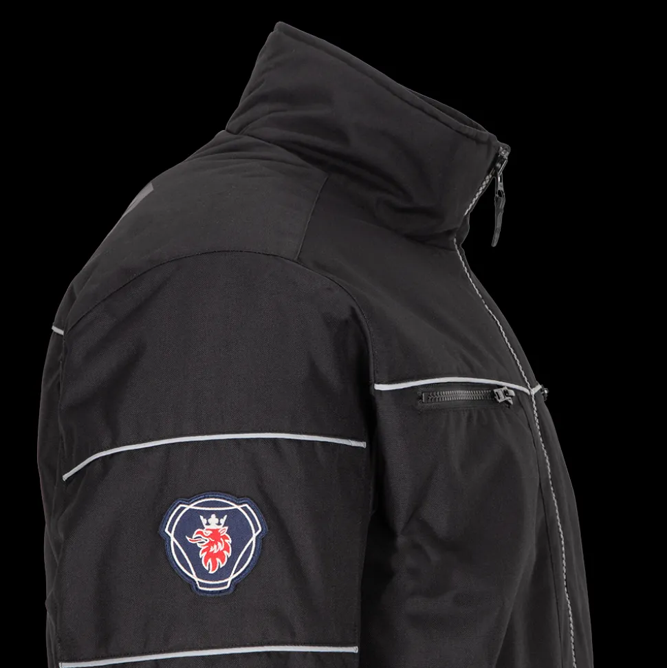 mens_black_truck_jacket__5.webp Kurtki I Kamizelki^Scania Men's Black Truck Jacket 3.0