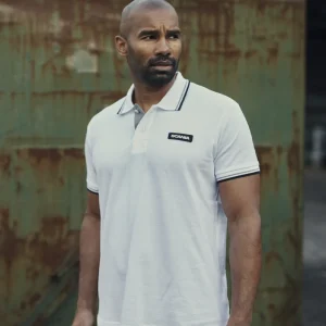 Polo^Scania Men's White Classic Pique