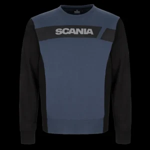 Bluzy & Bluzy Z Kapturem^Scania Męska bluza nierozpinana z kontrastowym paskiem