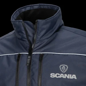 Kurtki I Kamizelki^Scania Męska granatowa kurtka Truck 4.0