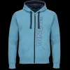 Bluzy & Bluzy Z Kapturem^Scania Męska jasnoniebieska bluza z kapturem Base, z zamkiem błyskawicznym