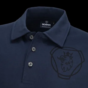 Polo^Scania Męska koszulka polo w stylu blokowym
