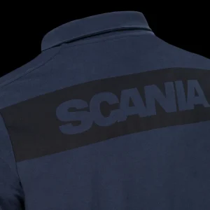 Polo^Scania Męska koszulka polo w stylu blokowym