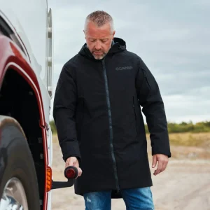 Kurtki I Kamizelki^Scania Męska kurtka typu parka, kolor czarny