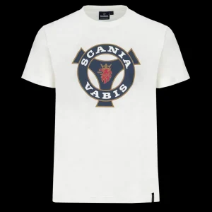 T-shirty^Scania Męski T-shirt Heritage w kolorze złamana biel (Broken White)