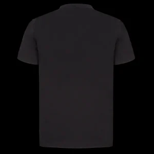 T-shirty^Scania Męski T-shirt w pionowe paski, w kolorze czarnym