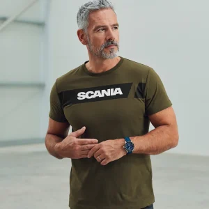 T-shirty^Scania Męski T-shirt z wzorem w paski