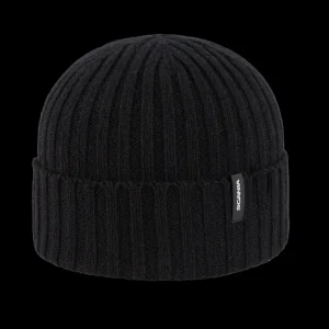 Caps & Beanies | Czapki I Czapki^Scania Prążkowana czarna czapka typu beanie