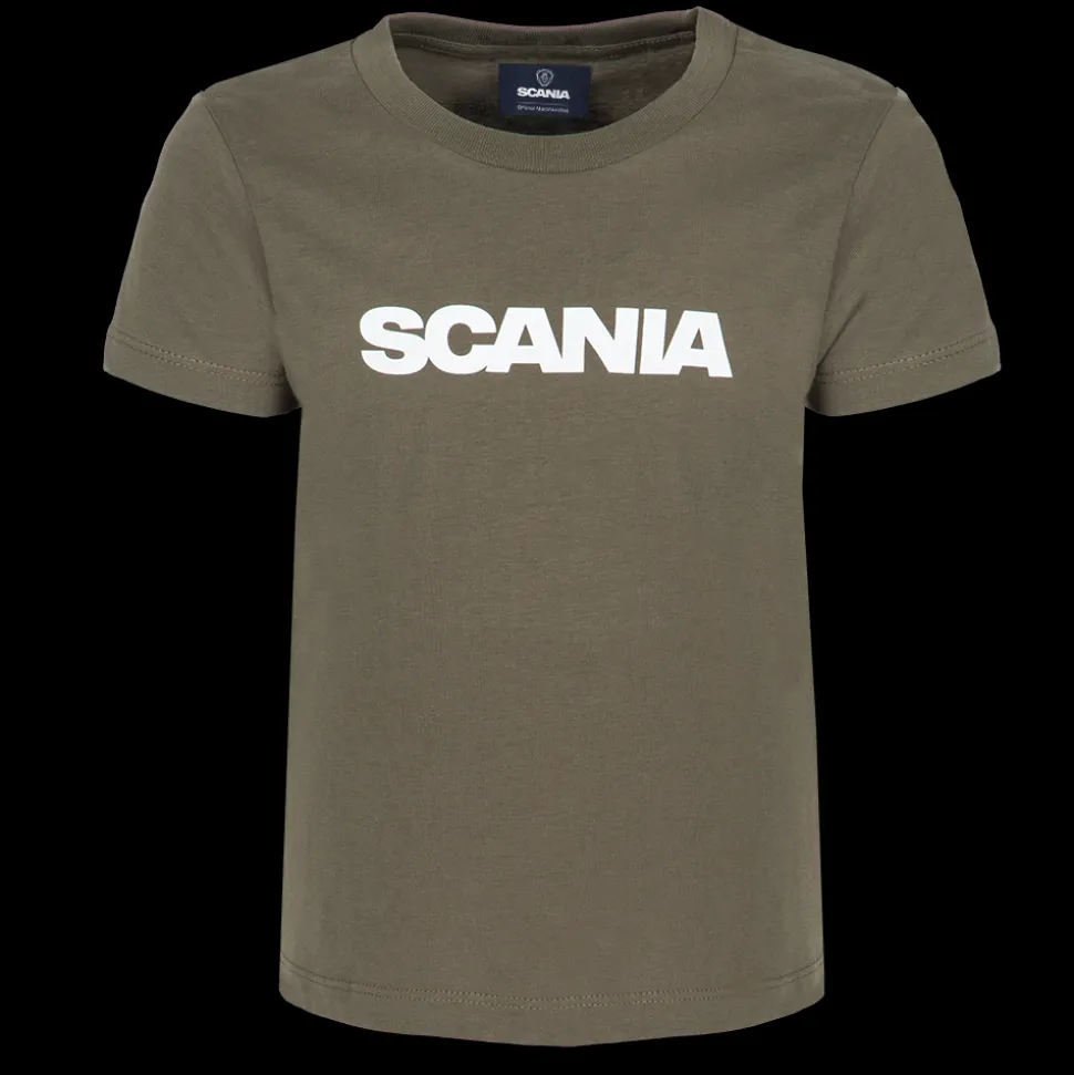 tshirt_dziecicy_z_napisem_w_kolorze_zielonym_0.webp Odzież^Scania T-shirt dziecięcy z napisem w kolorze zielonym