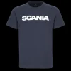 T-shirty^Scania T-shirt męski basic, granatowy, z napisem