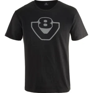 T-shirty^Scania T-shirt męski czarny basic V8